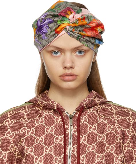 gucci headband floral|Gucci headband pictures.